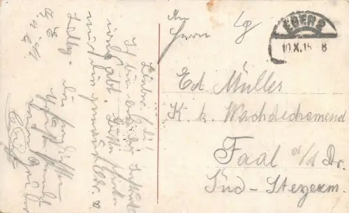 Eger/Cheb Bahn-Viadukt Unterer Anger AK 1915