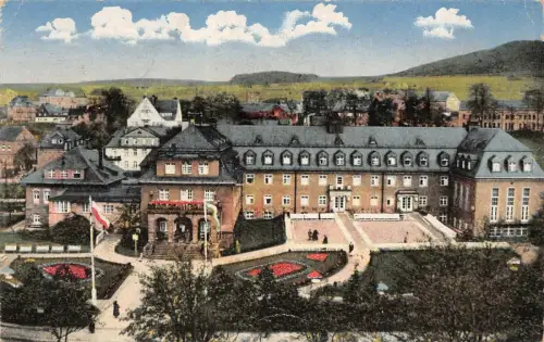 Radiumbad und Kurhaus Oberschlema Erzgebirge Sachsen Postkarte AK 1934