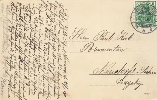 Königl. Stadtschloss und Karpfenteich Potsdam Brandenburg Postkarte AK 1911