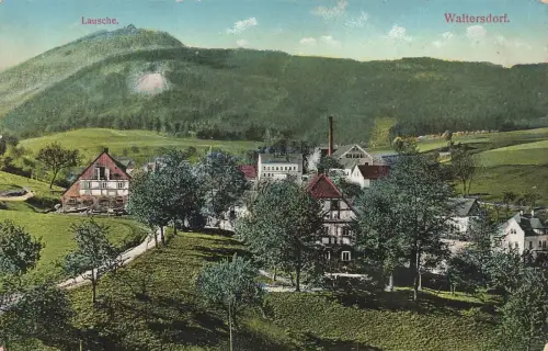 Ansicht Waltersdorf bei der Lausche Sachsen Postkarte AK