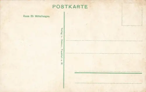 Blick auf Rathaus in Frankfurt am Main Hessen Postkarte AK