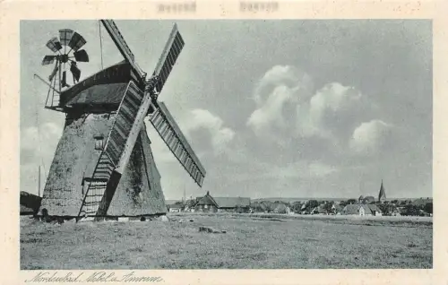 Nordseebad Nebel a. Amrum Postkarte AK