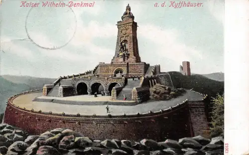 Kaiser Wilhelm-Denkmal a. d. Kyffhäuser AK 1908