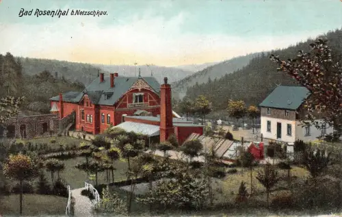 Bad Rosenthal b. Netzschkau Postkarte AK