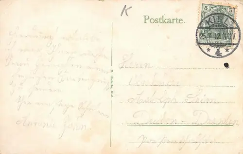 Kiel Seeburg (Studenienheim) u. Düsternbrocker-Allee AK 1912