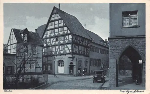 Soest Freiligrathhaus Postkarte AK 1935