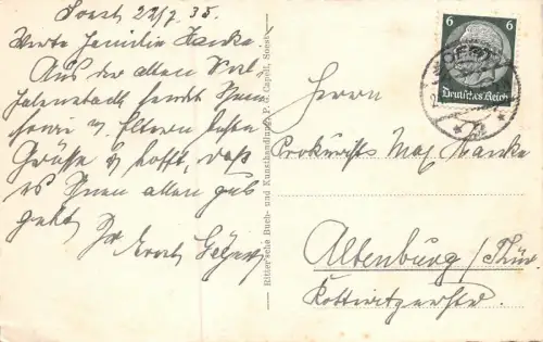 Soest Freiligrathhaus Postkarte AK 1935