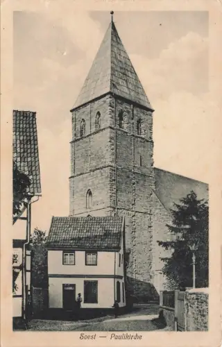 Soest Paulikirche Postkarte AK 1918