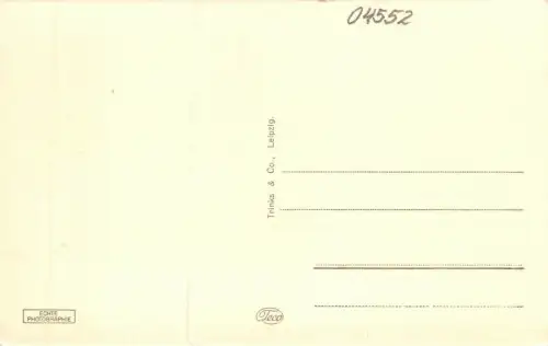 Marktplatz mit Rathaus in Borna Sachsen Postkarte AK