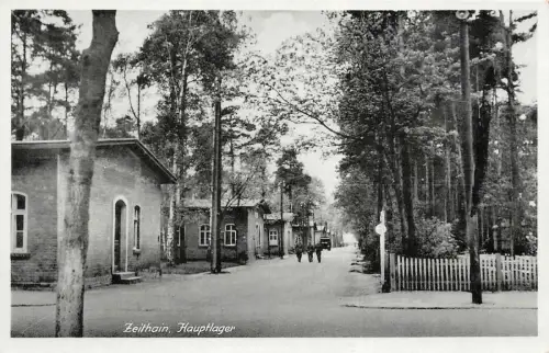 Hauptlager in Zeithain Sachsen Postkarte AK 1941