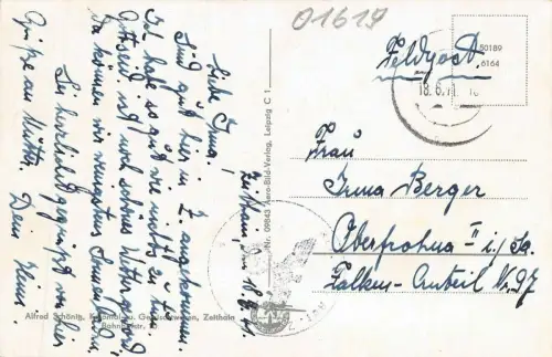 Hauptlager in Zeithain Sachsen Postkarte AK 1941