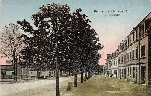 Biehla Elsterwerda Berlinerstrasse Postkarte