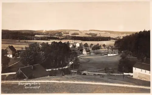 Stangengrüns Unterdorf Postkarte