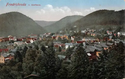 Friedrichroda v. Kurhaus Postkarte 1913