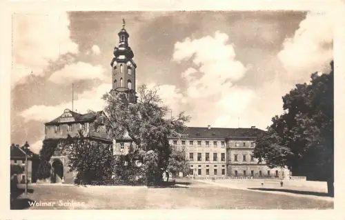 Weimar Schloss Postkarte AK