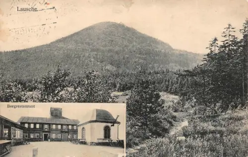 Lusche und Bergrestaurant bei Jonsdorf Sachsen Postkarte AK 1917