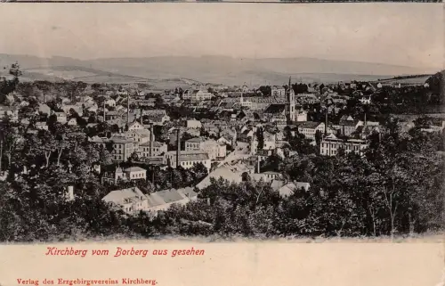Kichberg vom Borberg aus gesehen AK 1907