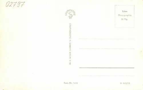 Felsentor am Töpfer in Oybin Sachsen Postkarte AK