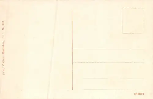 Villen an der Bode in Altenbrak Harz Sachsen-Anhalt Postkarte AK