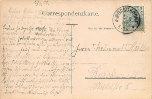 Bodenbach a. d. Elbe Kettenbrücke u. Schäferwand AK 1908