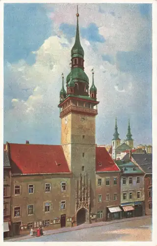Brno (Brünn) Radnice Postkarte AK