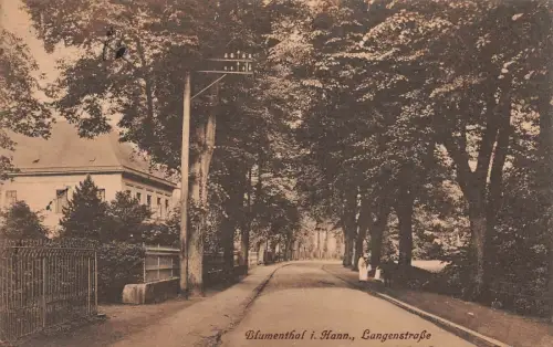 BLUMENTHAL i.H. Bremen Langenstraße Postkarte 1926