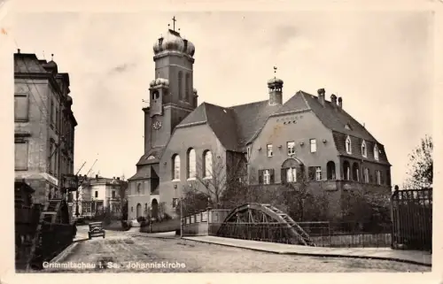Crimmitschau i. Sa. Johanniskirche Postkarte