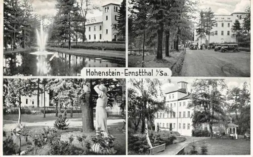 Hohenstein-Ernstthal i./Sa. Oberwald-Schänke Postkarte AK