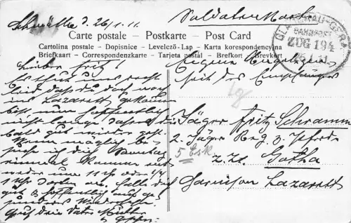 Hamburg Alter Jungfernstieg und Alster-Pavillon AK 1911