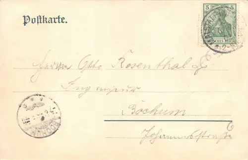 Gruss aus Saarbrücken-St.Johann, Ehrenthal AK1902