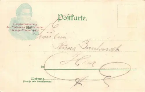 Gruss aus Klingenthal mit Stadtansicht Vogtland Sachsen Postkarte AK