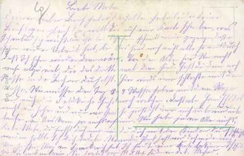 Russisch-polnische Bauerngehöfte Widoki z Królestwa Polskiego Polen Postkarte AK