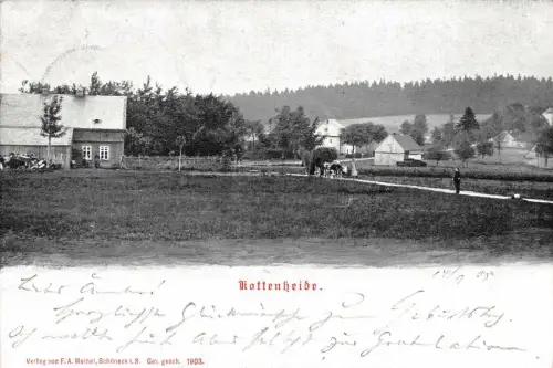 Kottenheide Vogtland Ansicht Postkarte AK 1905