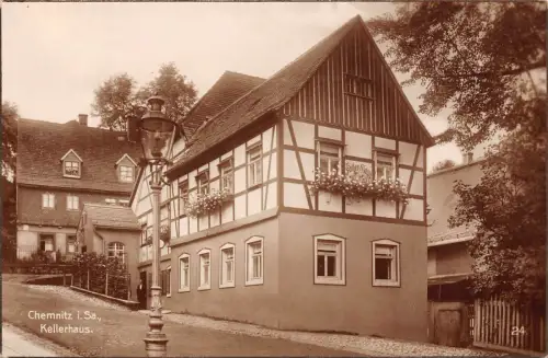 CHEMNITZ Sachsen Kellerhaus Gasthaus Fotokarte