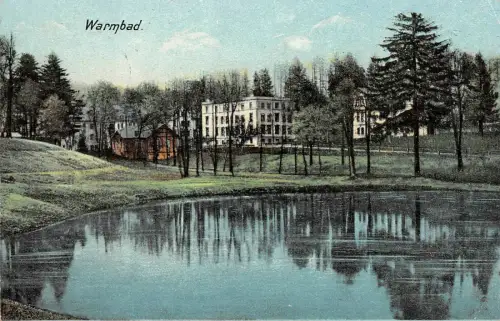 Warmbad Wolkenstein Erzgebirge Sachsen AK 1921