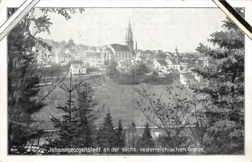 Stadtansicht Johanngeorgenstadt Erzgebirge Sachsen Postkarte AK 1914