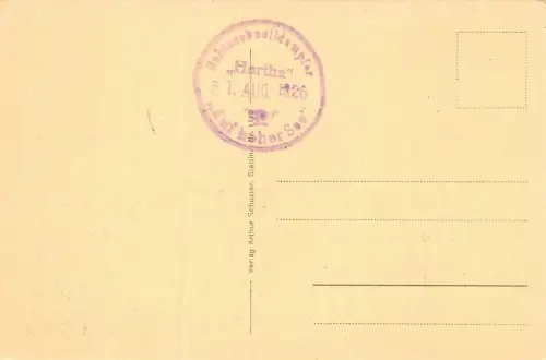 Salonschnelldampfer "Hertha" Postkarte AK 1926