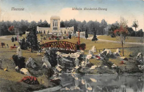 Meerane Wilhelm Wunderlich-Ehrung AK 1912
