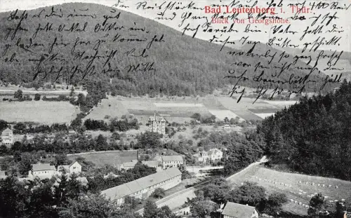 Bad Leutenberg i. Thür. Blick von Georgshöhe AK 1916
