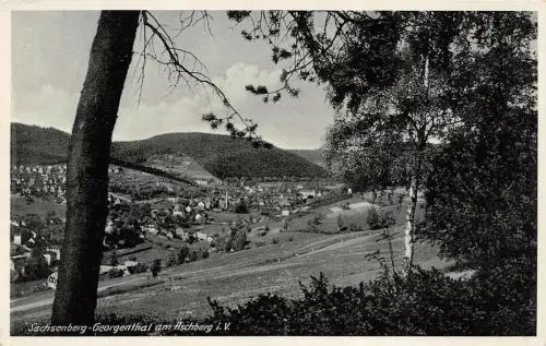 Sachsenburg-Georgenthal am Aschberg i. V. Feldpostkarte AK 1940