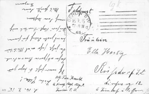 Berlin Bülowstraße mit Hochbahn Feldpostkarte 1915