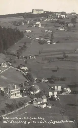 Sommerfrische Steindöbra Sachsenberg Sachsen Postkarte AK 1931