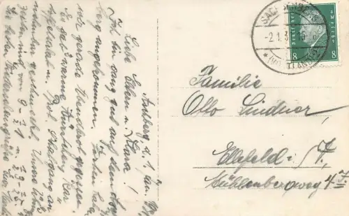 Sommerfrische Steindöbra Sachsenberg Sachsen Postkarte AK 1931