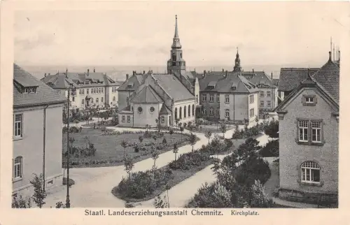 Chemnitz Sachsen Staatl. Landeserziehungsanstalt für Blinde Kirchplatz Postkarte