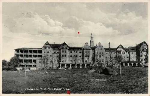 Heilstätte Hohwald in Neustadt Sachsen Postkarte AK 1938