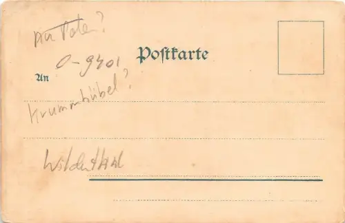 AK Brückenberg Sachsen Gasthof zum Waldhaus Wildenthal