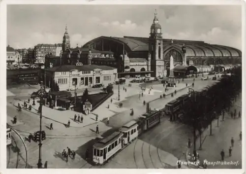 Hamburg Hauptbahnhof AK 1936