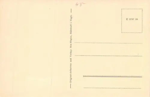 Mühltroff i. Vogtl. Schloß und Kirche Postkarte AK