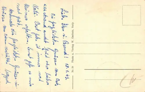 Ostseebad Stolpmünde Postkarte AK