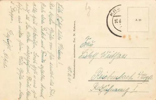 Ansicht Florianer Tor in Krakau Polen Postkarte AK 1941